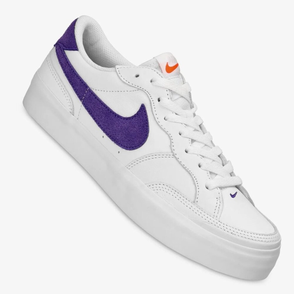 New! Size: 10.5 Women|Nike Zoom Pogo Plus ISO SB White/Court Purple|DZ4916-100 - Picture 2 of 15
